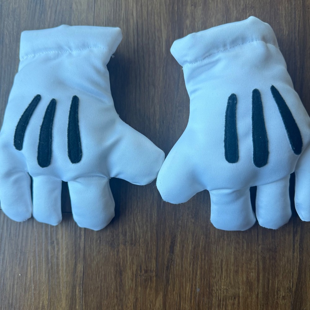 Mickey Mouse Costume Accessories ONLY Toddler Boy 3T Gloves Mitts Hand Hat Ears - Picture 2 of 14